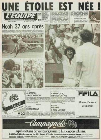 1983 | Journal l'équipe du 6 juin 1983