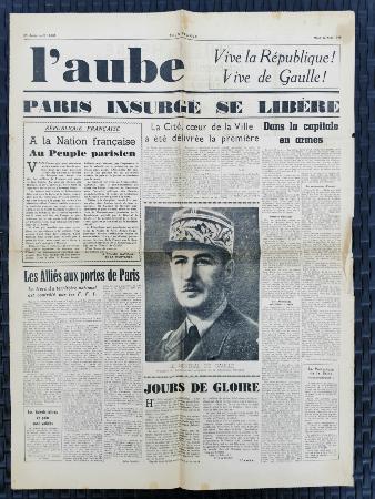 Journal L'Aube 22/08/1944