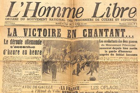 Journal L'homme libre 26/08/1944