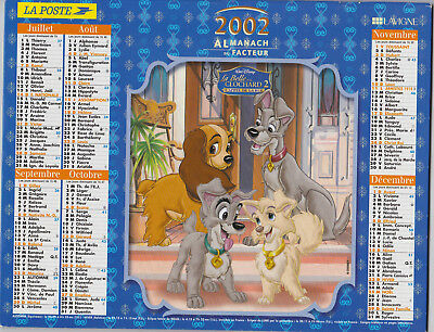 Calendrier anniversaire 2002