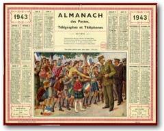Calendrier anniversaire 1943