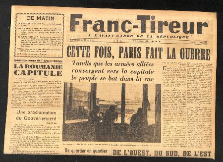 Journal Franc Tireur 24/08/1944