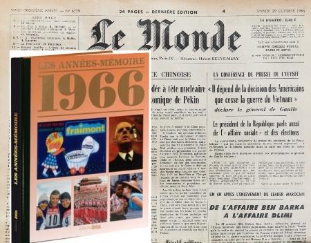 Journal de naissance 1966 | 60 ème anniversaire