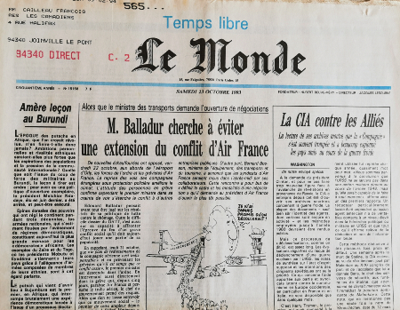 Journal de naissance LE MONDE 1993