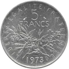 pièce anniversaire 1973