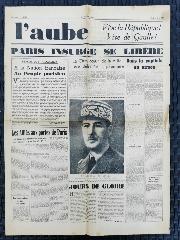 Journal L'Aube 22/08/1944