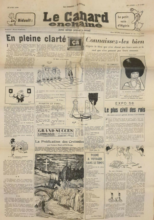 Journal LE CANARD ENCHAINE 1933-2015