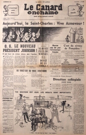 Journal CANARD ENCHAINE 1964