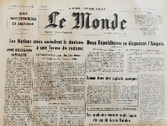Journal de naissance LE MONDE 1975