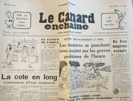 Journal CANARD ENCHAINE 1952
