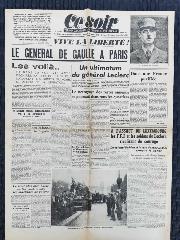 Journal Ce Soir 26/08/1944