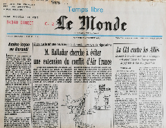 Journal de naissance LE MONDE 1993