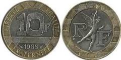 Pièce de monnaie Française 1988