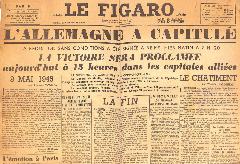 Journal Le Figaro 08/05/1945