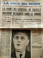 Journal la Voix du Nord 11/11/1970