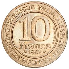 Pièce de monnaie Française 1987