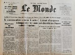 Journal du jour de naissance le monde 1973