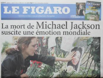 Journal Le figaro 27 juin 2009