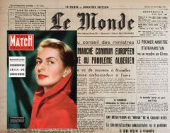 Journal et Paris-match 1950 à 1991