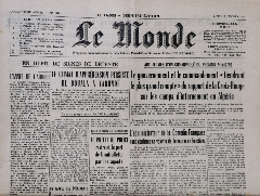 Journal de naissance 1960 LE MONDE 