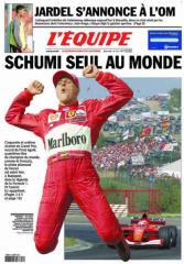 Journal date anniversaire l'équipe 2000 à 2022