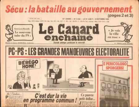Journal CANARD ENCHAINE 1983