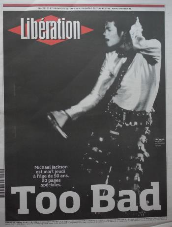 Journal Libération 27 juin 2009