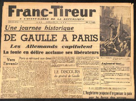 Journal Franc Tireur 26/08/1944