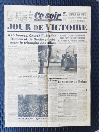 Journal Ce Soir 09/05/1945