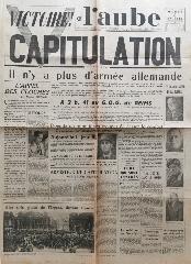 Journal l'aube 08/05/1945