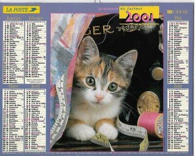 Calendrier anniversaire 2001