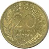 Pièce de monnaie Française 1974