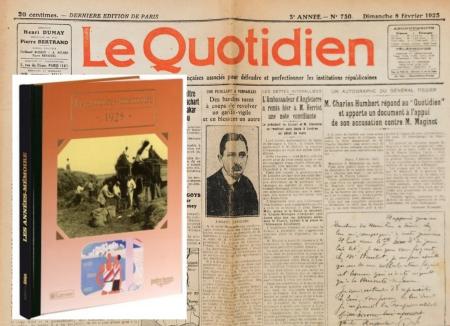 Journal de naissance 1925 - 100 ème anniversaire