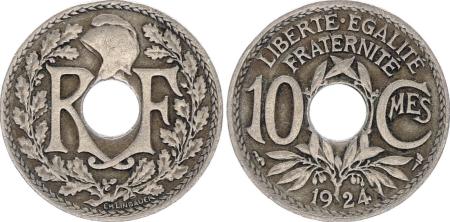 Pièce monnaie 10 centimes de Franc 1924