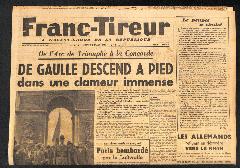 Journal Franc Tireur 27/08/1944