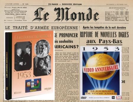 Journal de naissance 1953|70 ème anniversaire