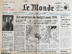 Journal de naissance LE MONDE 1997