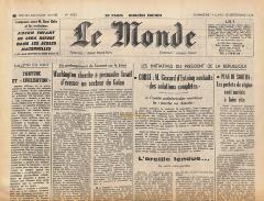 Journal de naissance LE MONDE 1975