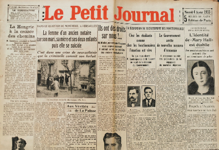 Journal de naissance 1933