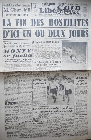 L'armistice du 08 mai 1945