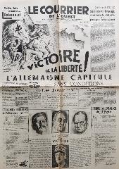 Journal courrier de l'ouest 08/05/1945