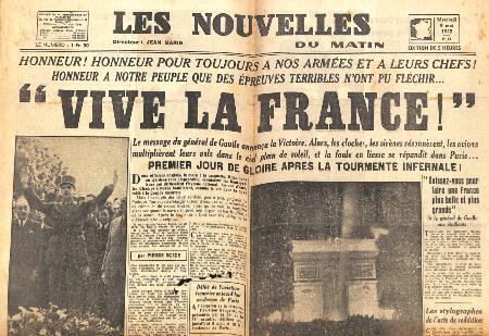 Journal Les nouvelles 09/05/1945