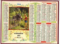Calendrier anniversaire 1966