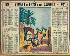 Calendrier anniversaire 1927 à 1976