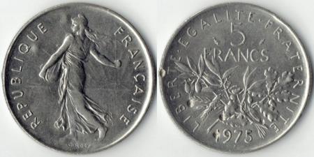 pièce anniversaire 1975