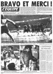 Journal date anniversaire l'équipe 1978 à 1999
