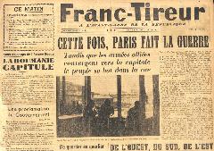 Journal Franc Tireur 24/08/1944