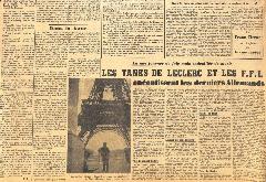 Journal Franc Tireur 26/08/1944