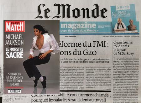 Journal et Paris-match 1992 à 2019