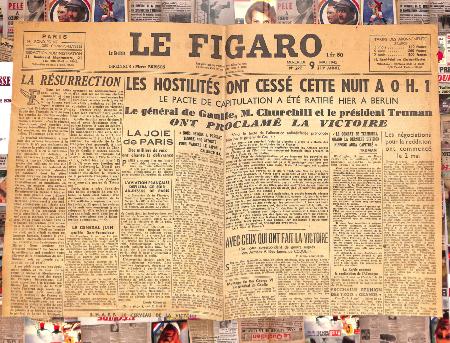 Journal Le Figaro 09/05/1945
